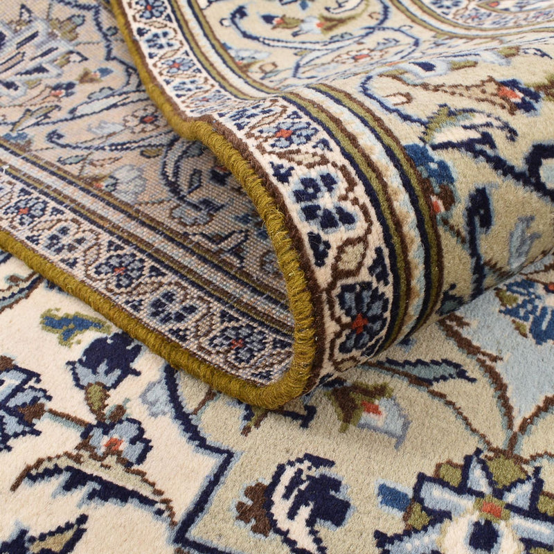 Alfombra persa - Keshan - 254 x 145 cm - arena