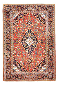 Alfombra persa - Keshan - 167 x 114 cm - rojo claro