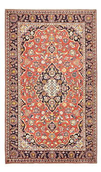 Alfombra persa - Keshan - 210 x 127 cm - rojo claro