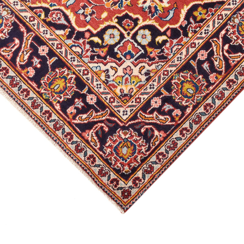 Alfombra persa - Keshan - 210 x 127 cm - rojo claro