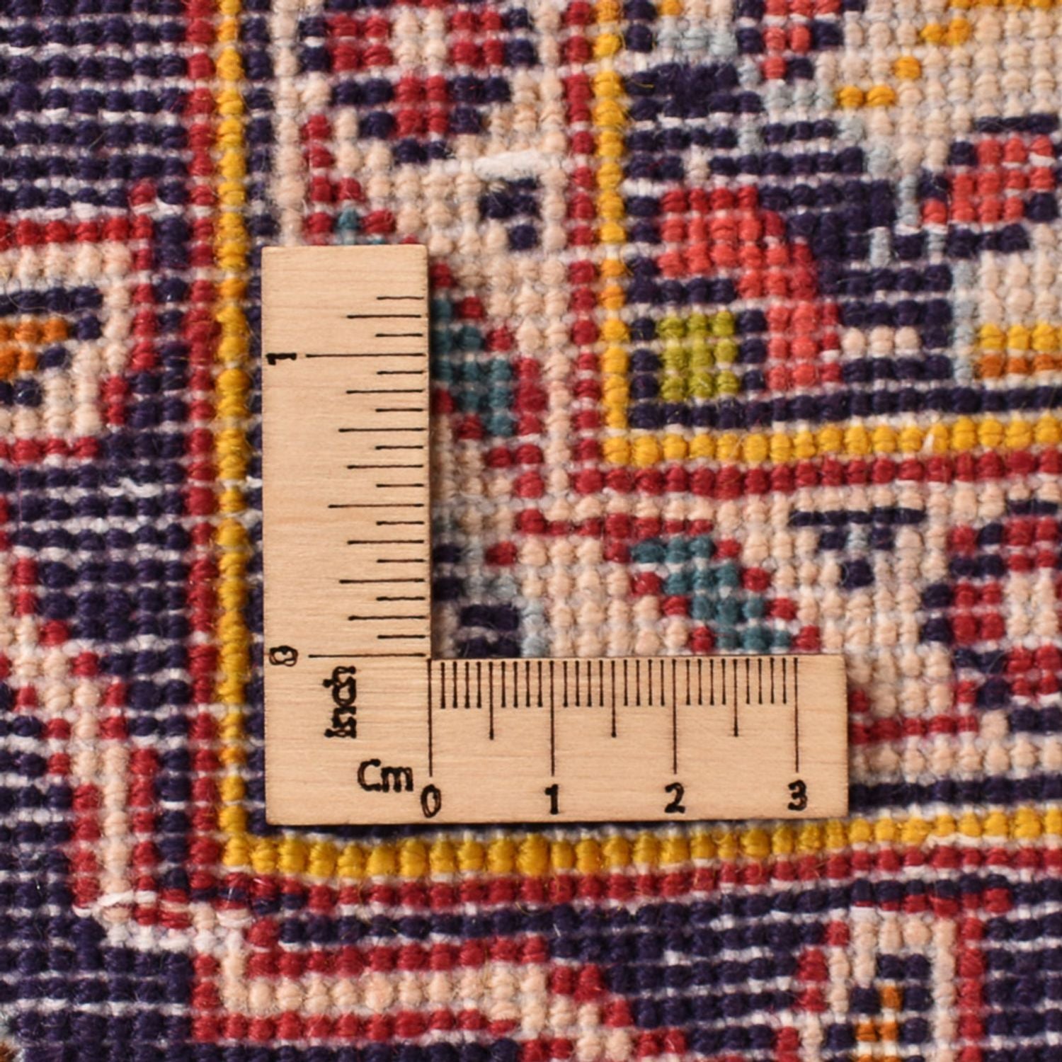 Alfombra persa - Keshan - 210 x 127 cm - rojo claro