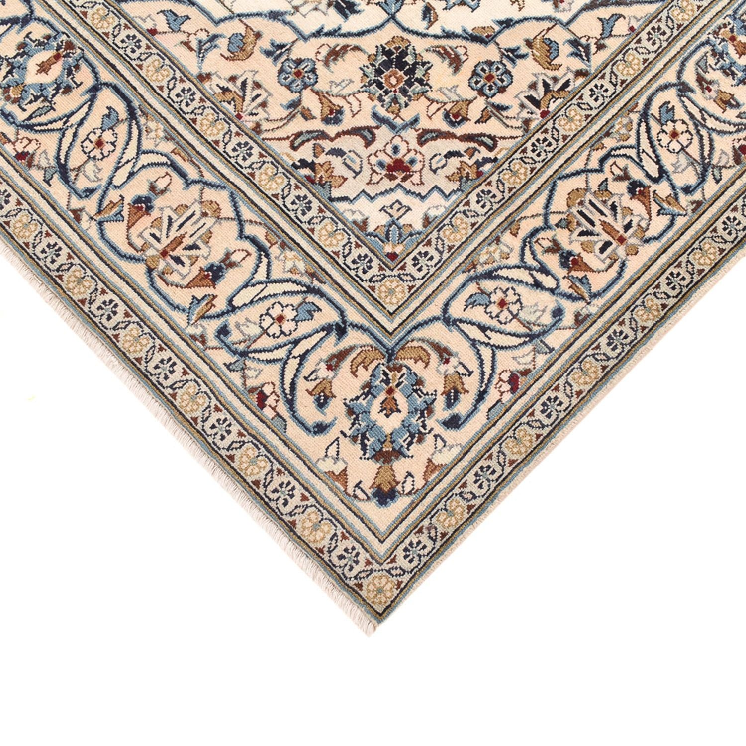 Alfombra persa - Keshan - 251 x 143 cm - arena