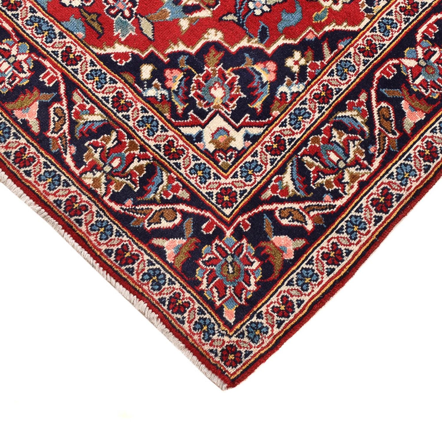 Alfombra persa - Keshan - 152 x 102 cm - rojo