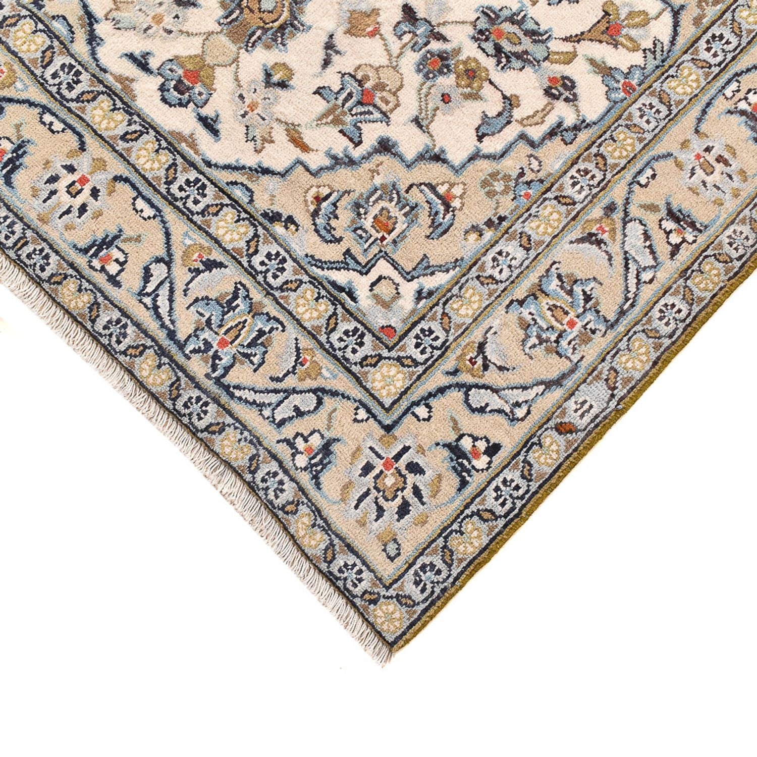 Alfombra persa - Keshan - 142 x 96 cm - arena