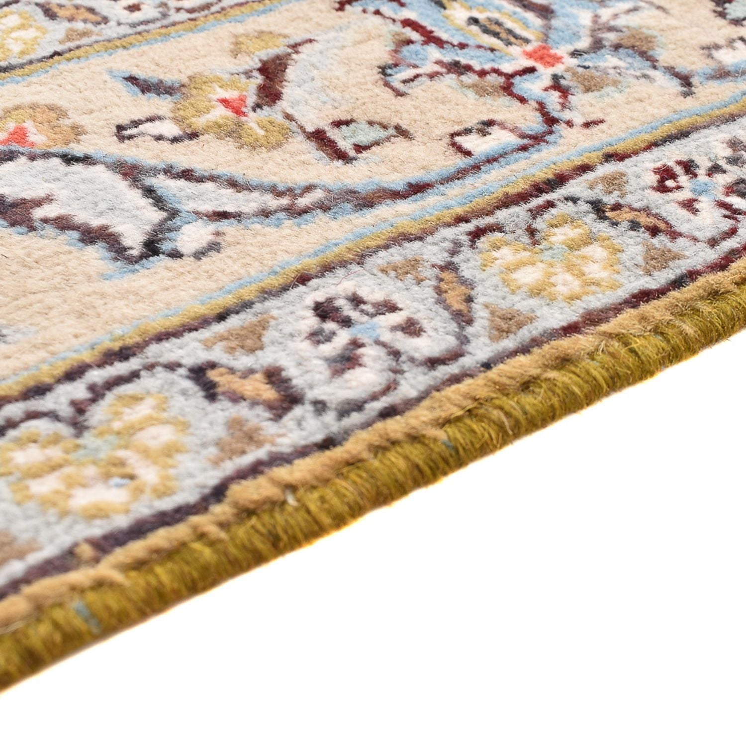 Alfombra persa - Keshan - 142 x 96 cm - arena