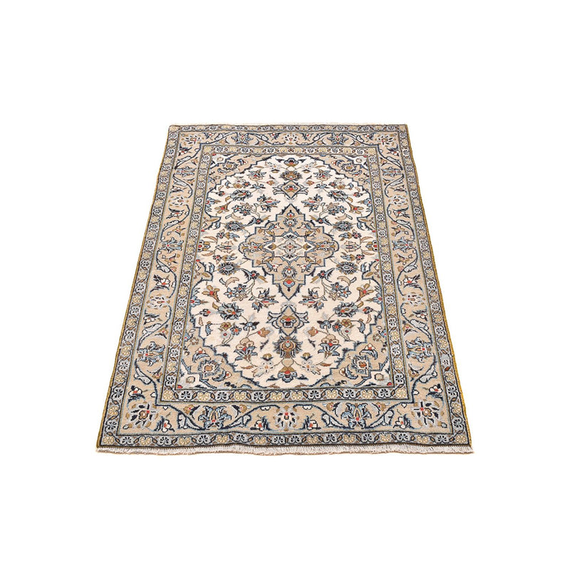 Alfombra persa - Keshan - 142 x 96 cm - arena