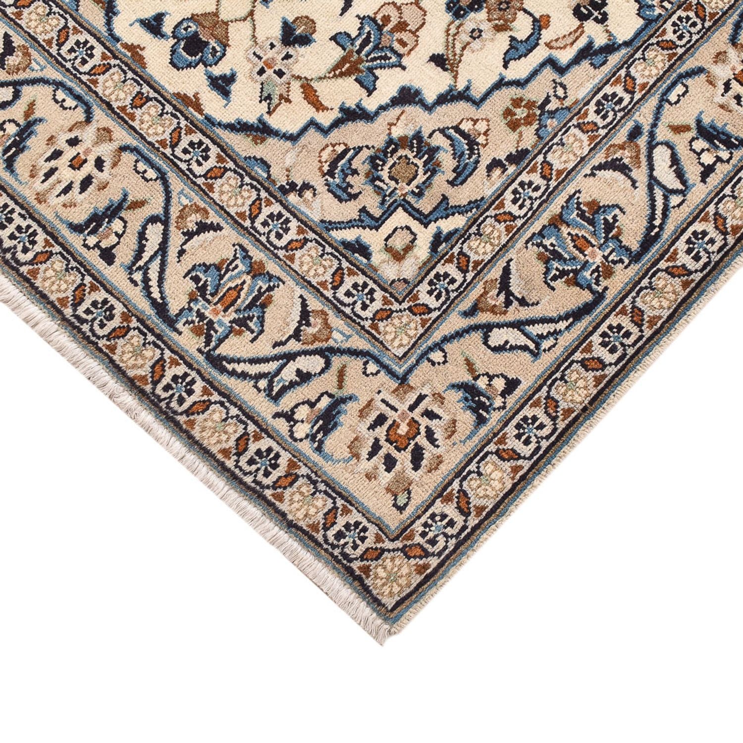 Alfombra persa - Keshan - 154 x 96 cm - arena