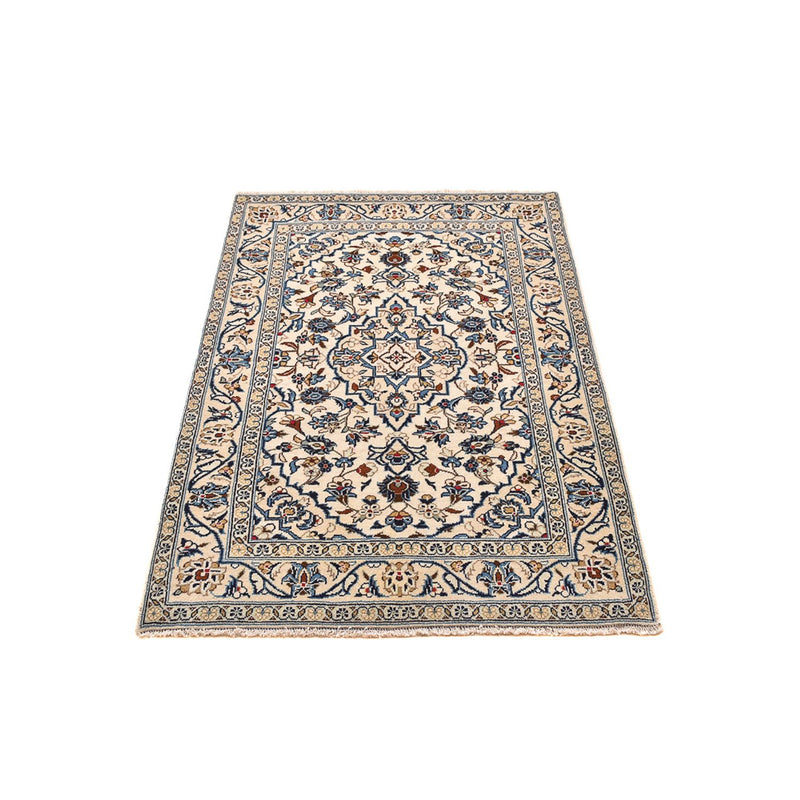 Alfombra persa - Keshan - 155 x 99 cm - arena