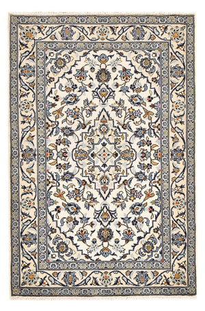 Alfombra persa - Keshan - 144 x 95 cm - arena