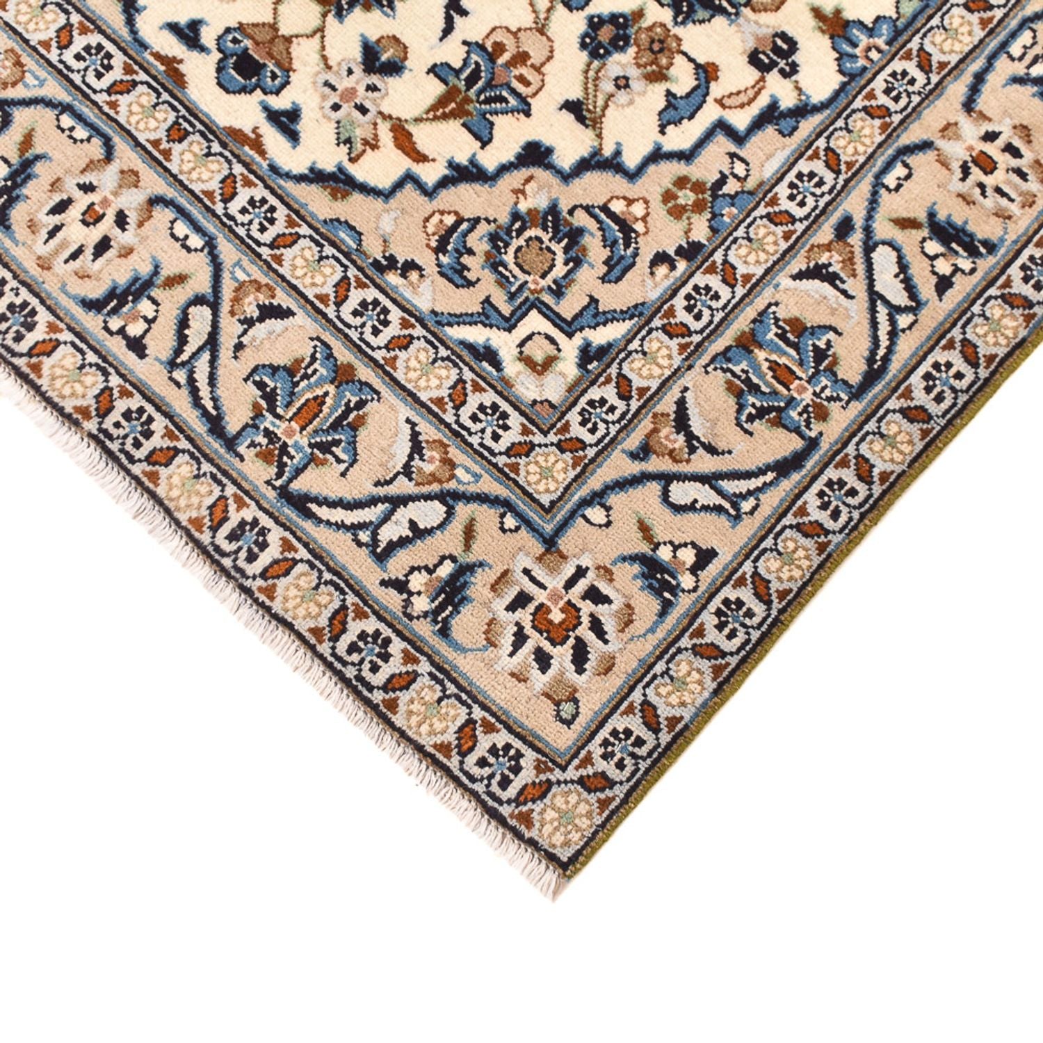 Alfombra persa - Keshan - 157 x 95 cm - arena