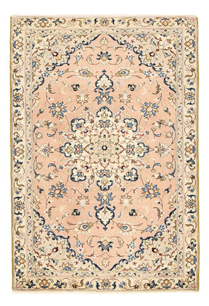 Alfombra persa - Keshan - 140 x 95 cm - rosa