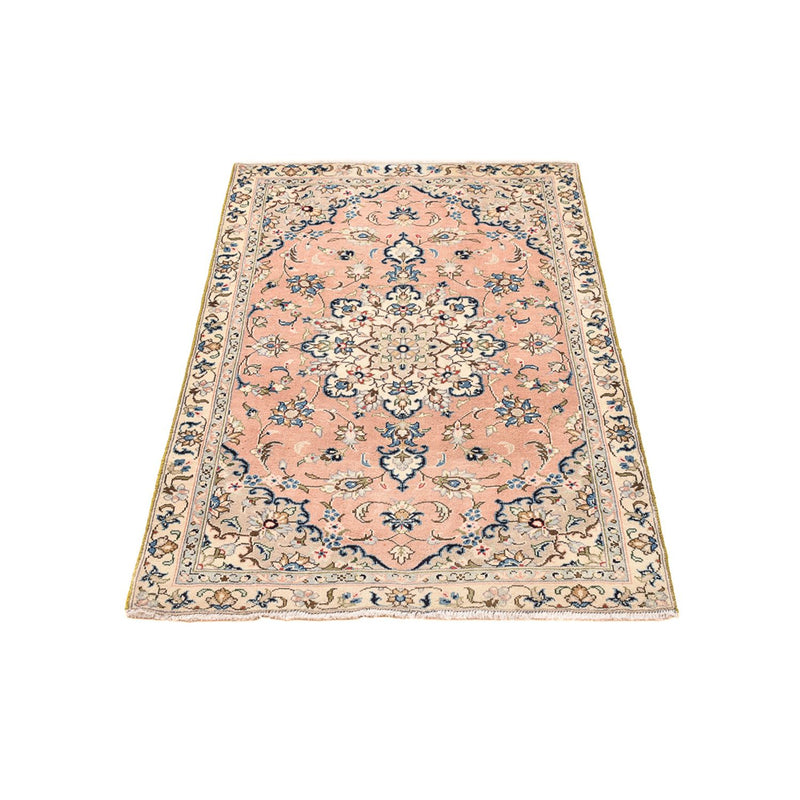 Alfombra persa - Keshan - 140 x 95 cm - rosa