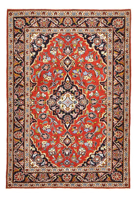 Alfombra persa - Keshan - 149 x 105 cm - rojo
