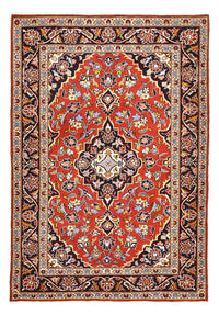 Alfombra persa - Keshan - 149 x 105 cm - rojo