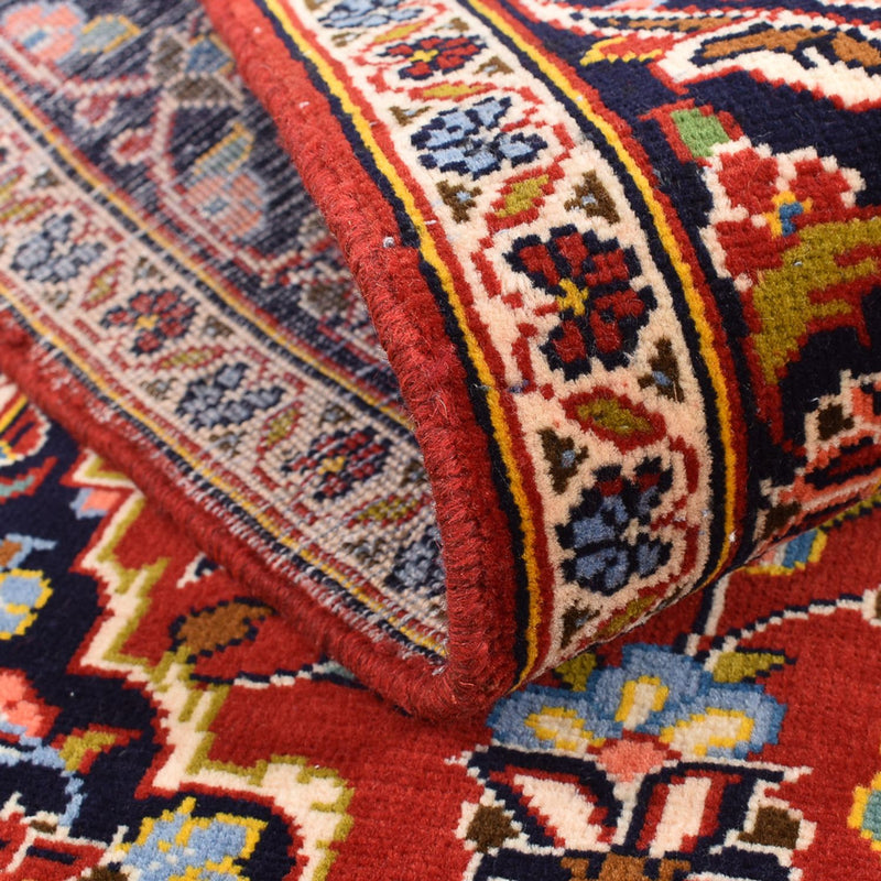 Alfombra persa - Keshan - 149 x 105 cm - rojo