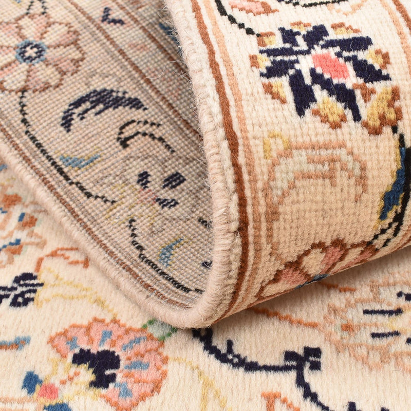 Alfombra persa - Keshan - 145 x 92 cm - beige