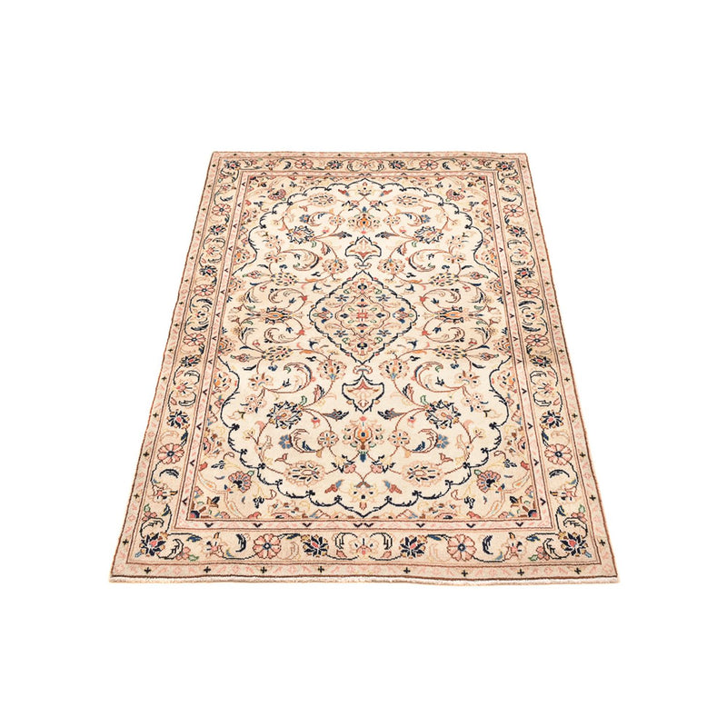 Alfombra persa - Keshan - 150 x 98 cm - beige