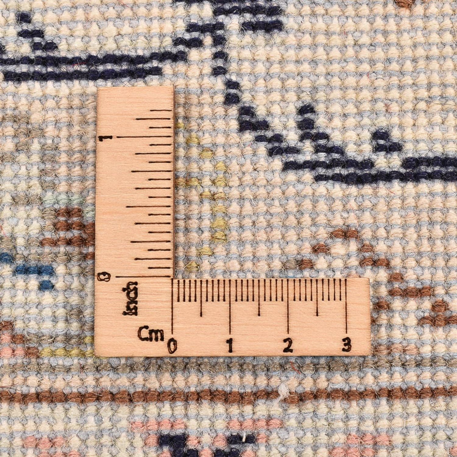 Alfombra persa - Keshan - 150 x 98 cm - beige
