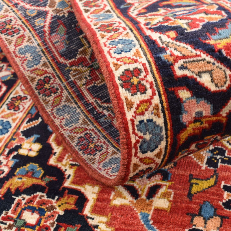 Alfombra persa - Keshan - 147 x 97 cm - rojo