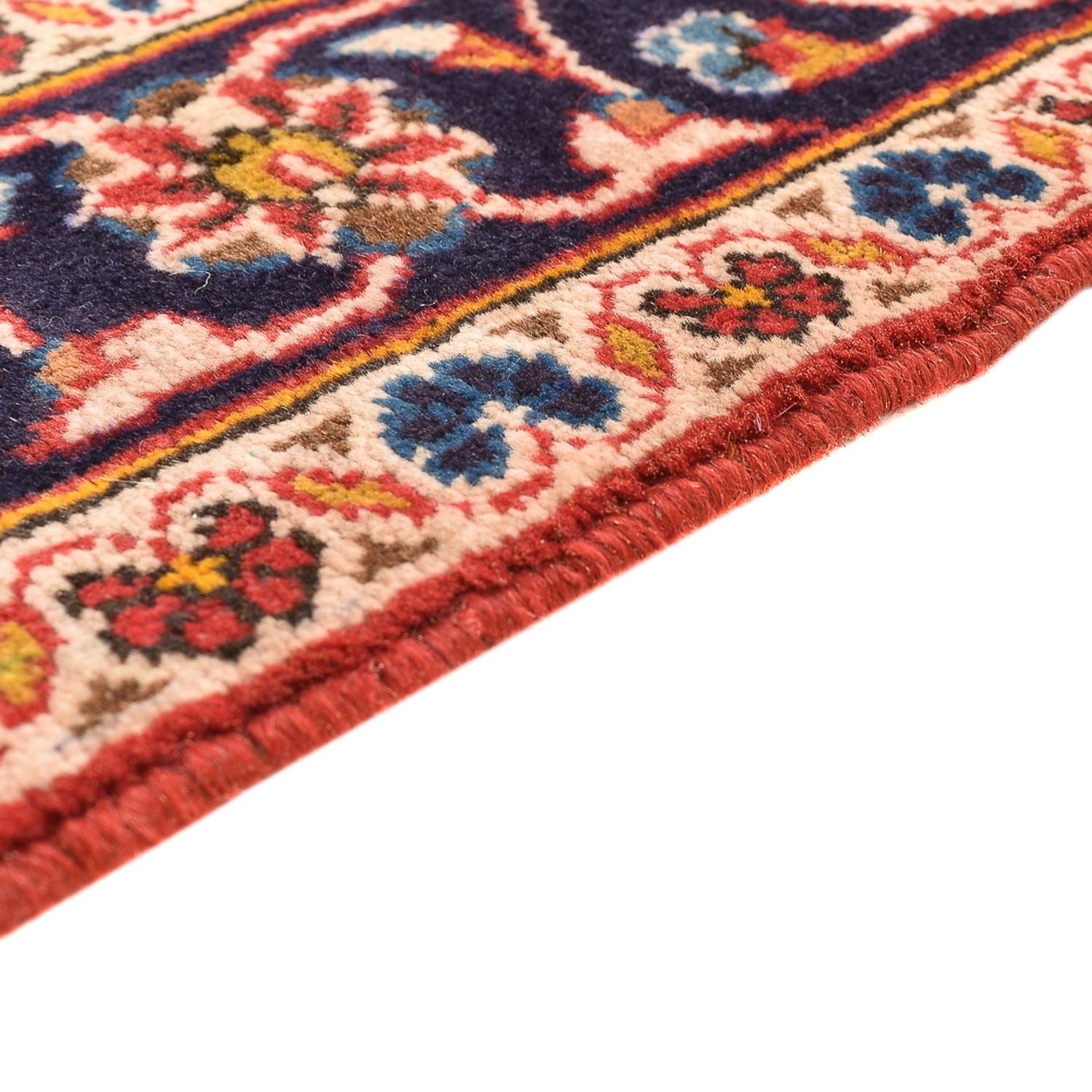 Alfombra persa - Keshan - 145 x 97 cm - rojo claro