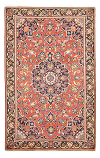 Alfombra persa - Keshan - 163 x 101 cm - rojo claro