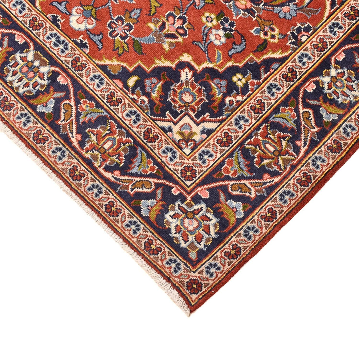 Alfombra persa - Keshan - 148 x 103 cm - terracota