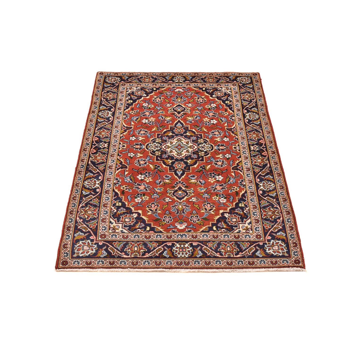 Alfombra persa - Keshan - 148 x 103 cm - terracota