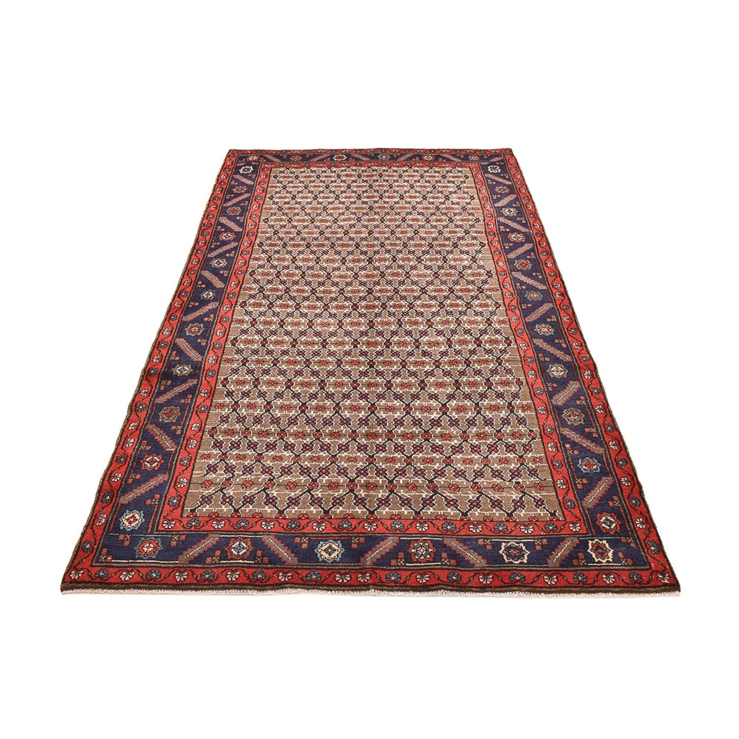 Alfombra persa - Nómada - 268 x 148 cm - rojo claro
