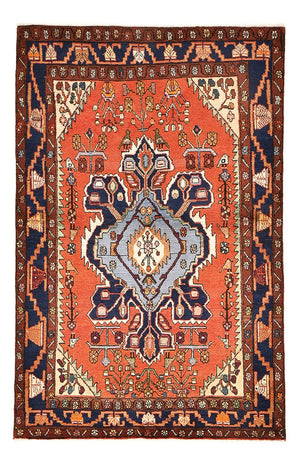 Alfombra persa - Nómada - 207 x 136 cm - rojo