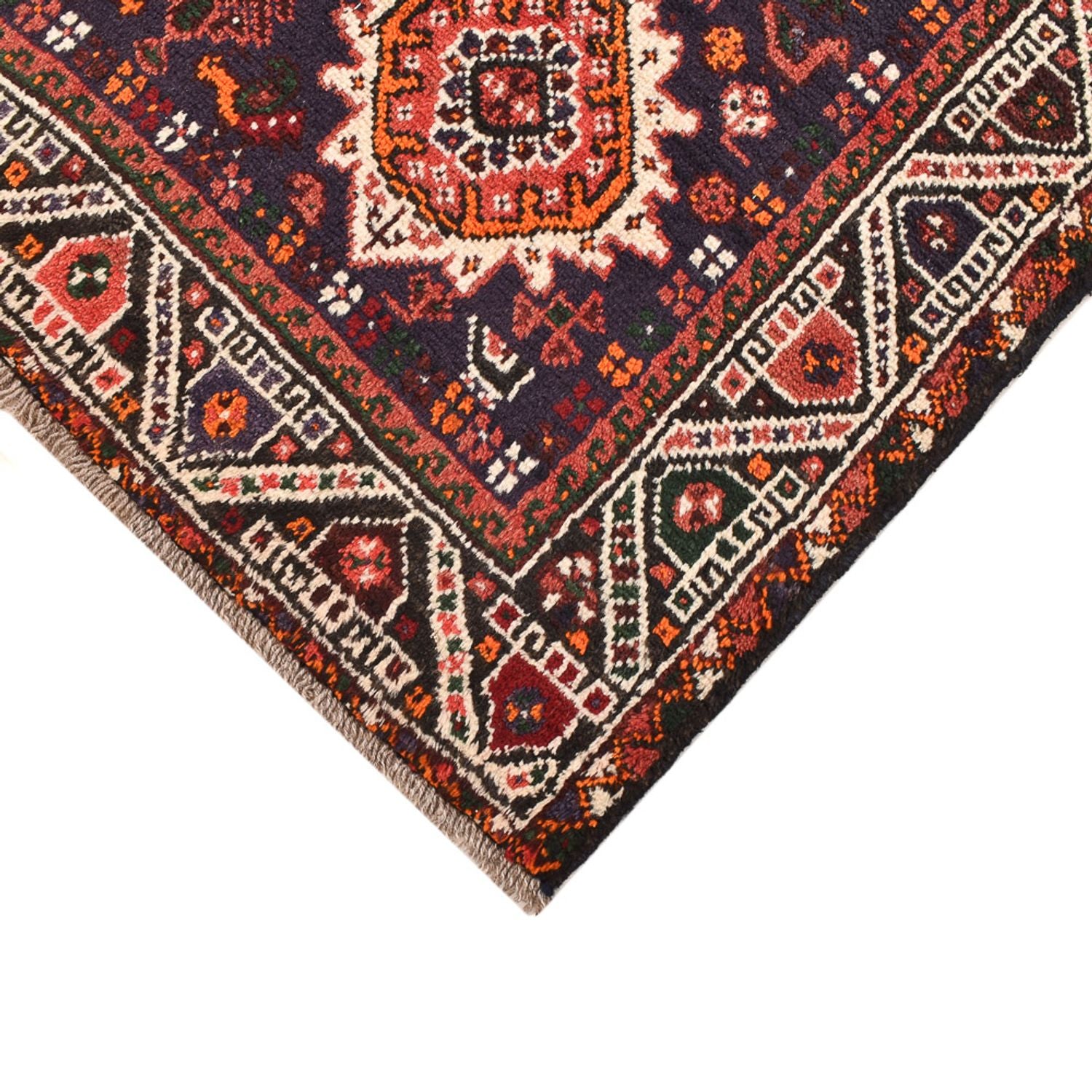 Alfombra persa - Nómada - 205 x 118 cm - rojo oscuro