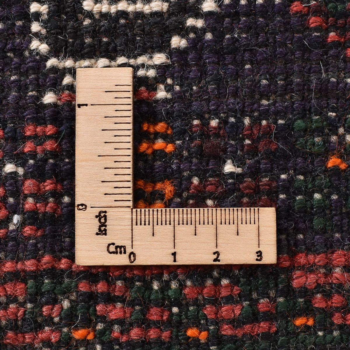 Alfombra persa - Nómada - 205 x 118 cm - rojo oscuro