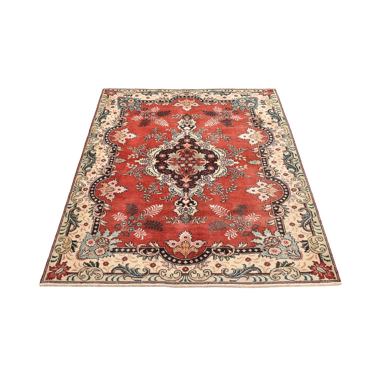 Alfombra persa - Tabriz - 183 x 134 cm - rojo