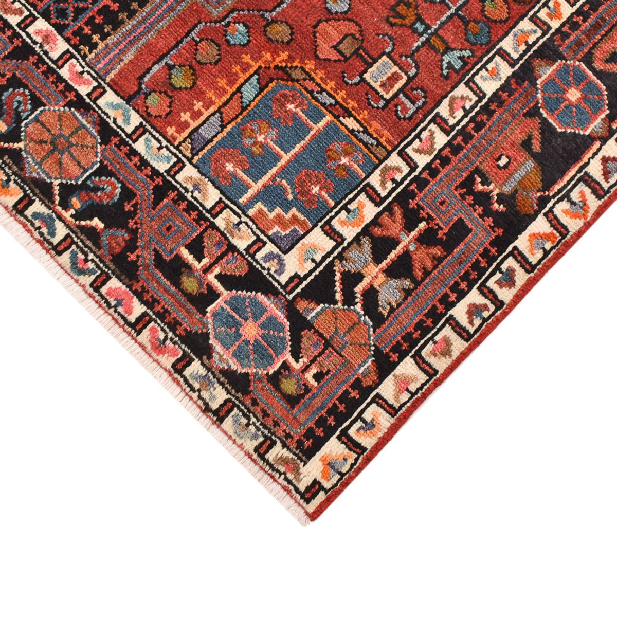 Alfombra persa - Nómada - 213 x 119 cm - rojo