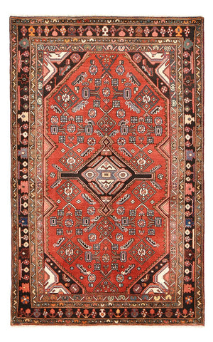 Alfombra persa - Nómada - 225 x 140 cm - rojo