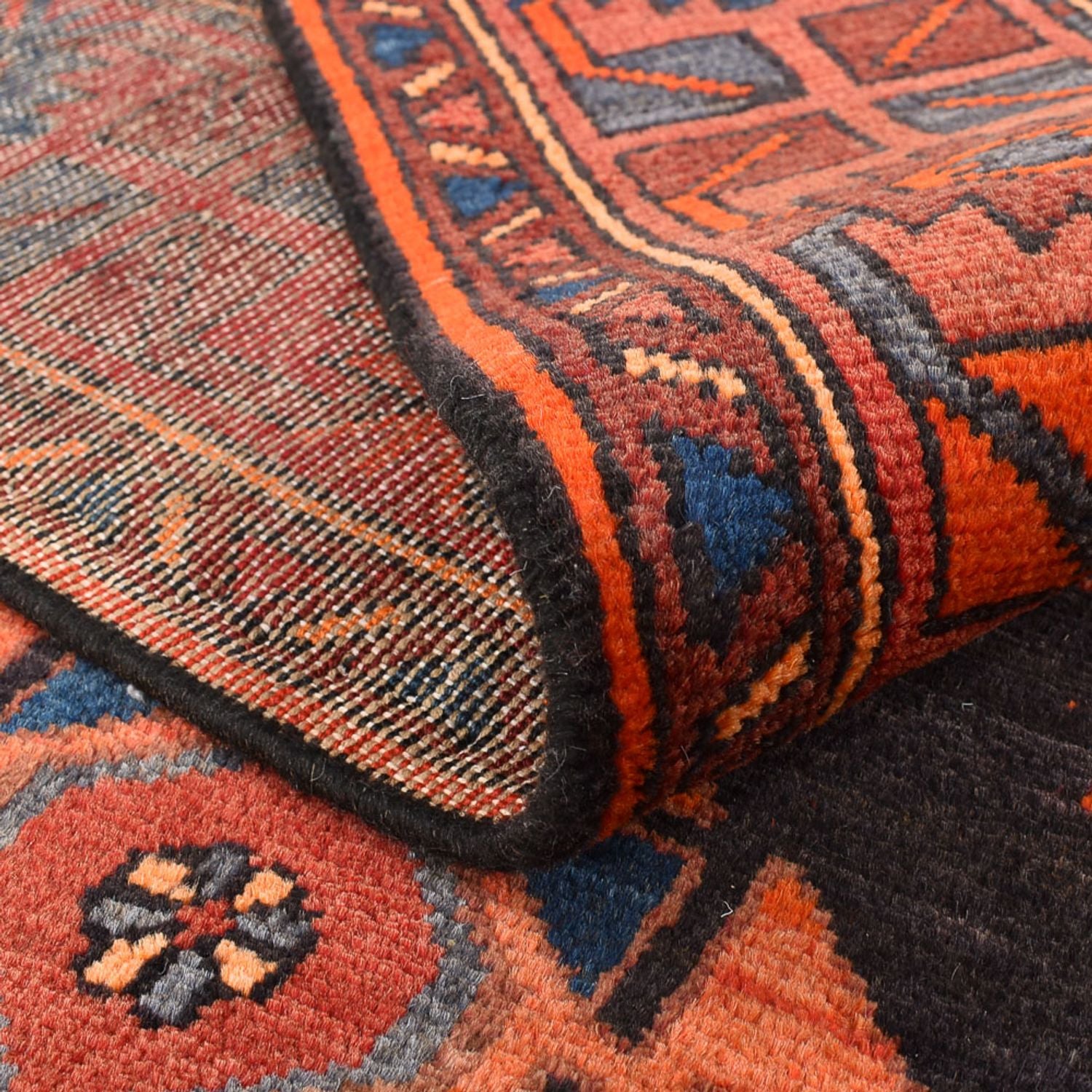 Alfombra persa - Bidjar - 202 x 146 cm - rojo