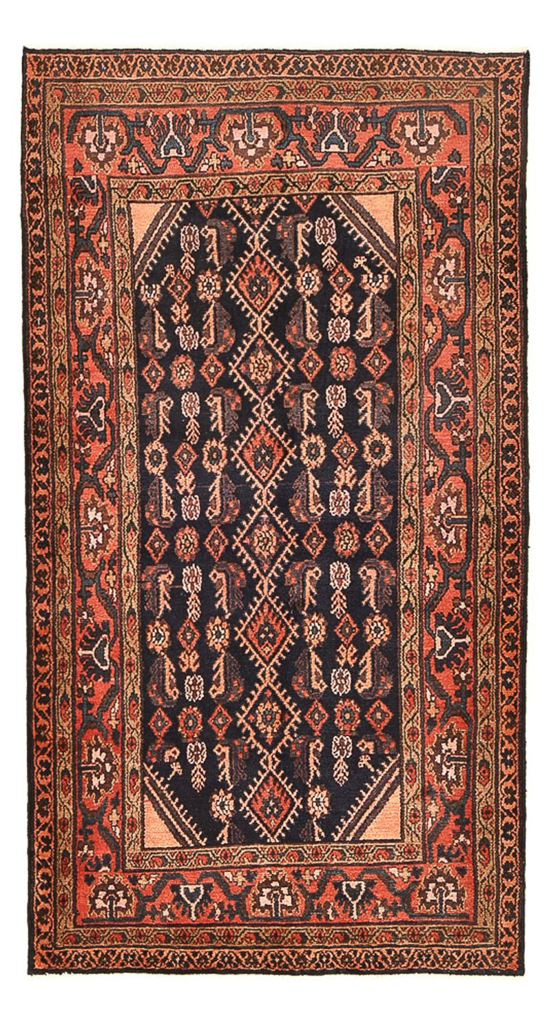 Alfombra de pasillo Alfombra persa - Nómada - 205 x 108 cm - azul oscuro