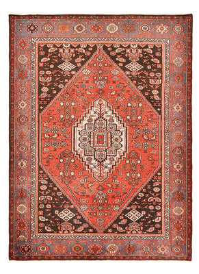 Alfombra persa - Bidjar - 205 x 147 cm - rojo