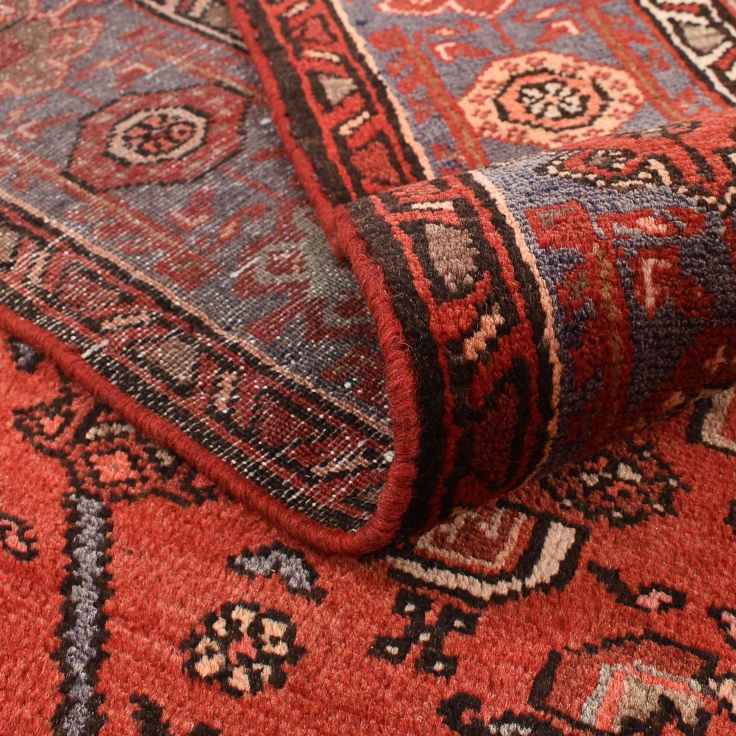 Alfombra persa - Bidjar - 205 x 147 cm - rojo