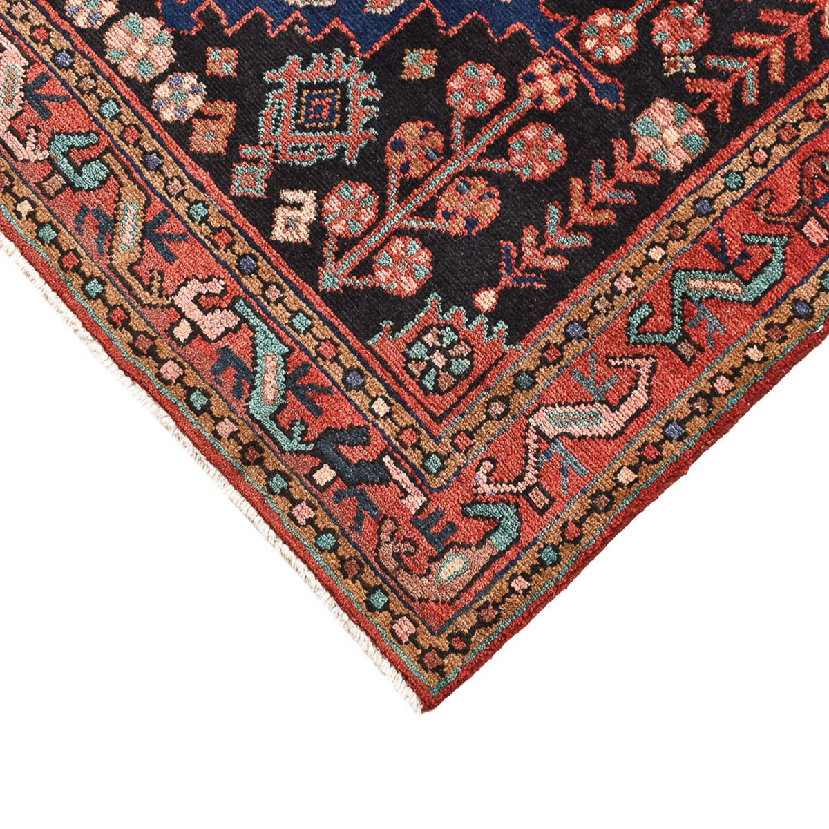 Alfombra de pasillo Alfombra persa - Nómada - 174 x 104 cm - azul oscuro