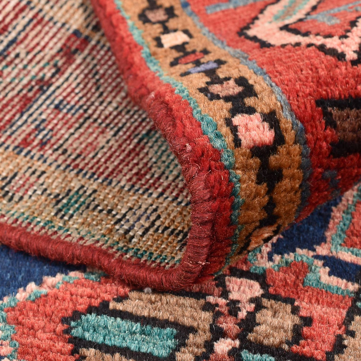 Alfombra de pasillo Alfombra persa - Nómada - 174 x 104 cm - azul oscuro