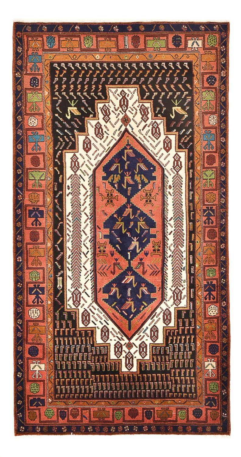 Alfombra de pasillo Alfombra persa - Nómada - 283 x 147 cm - multicolor