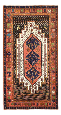 Alfombra de pasillo Alfombra persa - Nómada - 283 x 147 cm - multicolor