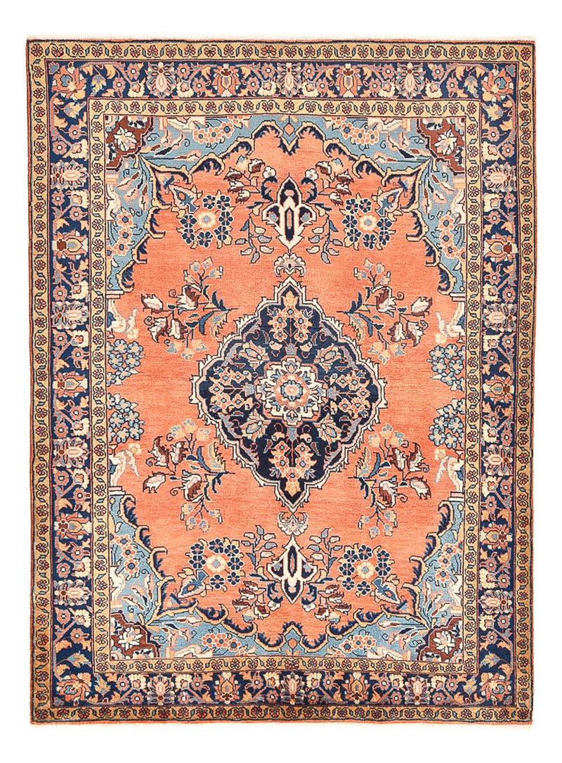 Alfombra persa - Real - 220 x 160 cm - rojo claro