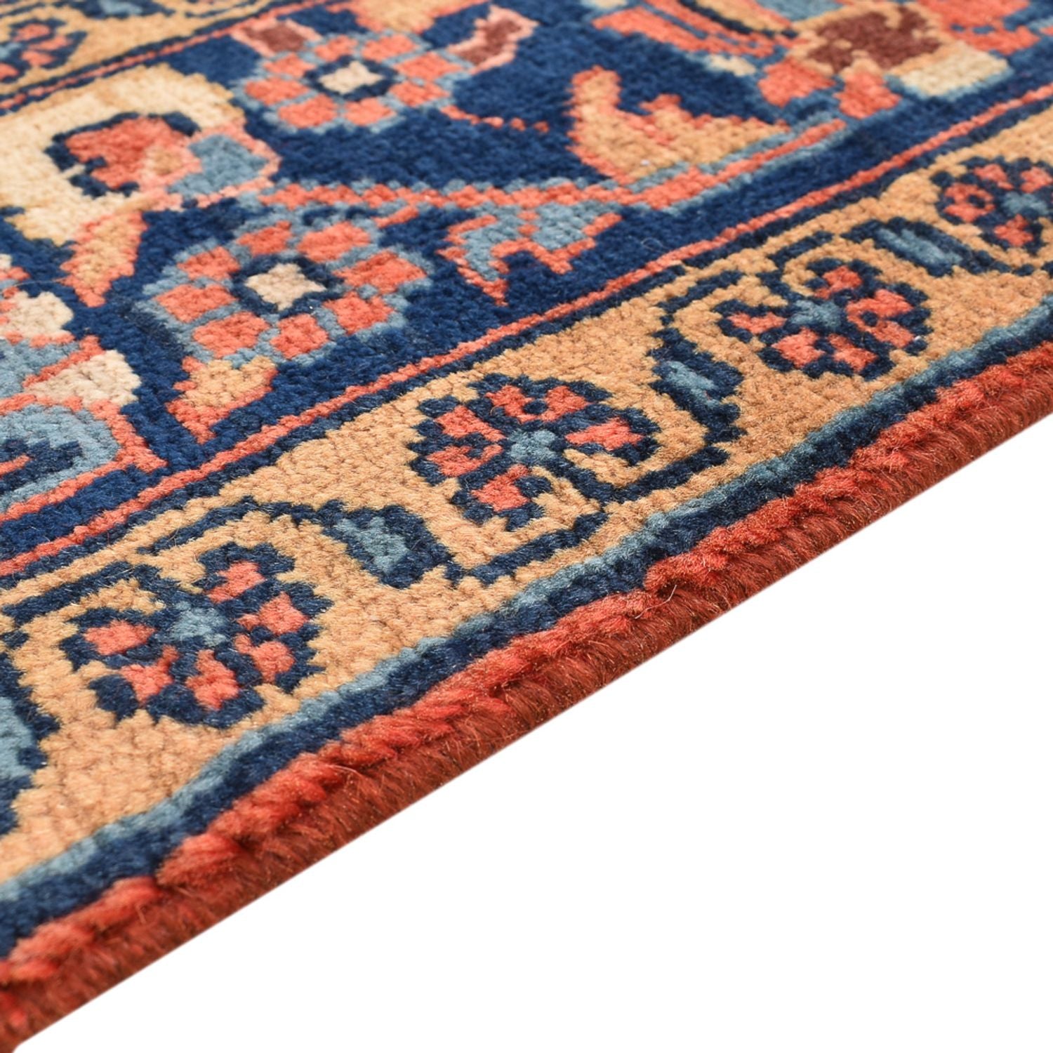 Alfombra persa - Real - 220 x 160 cm - rojo claro