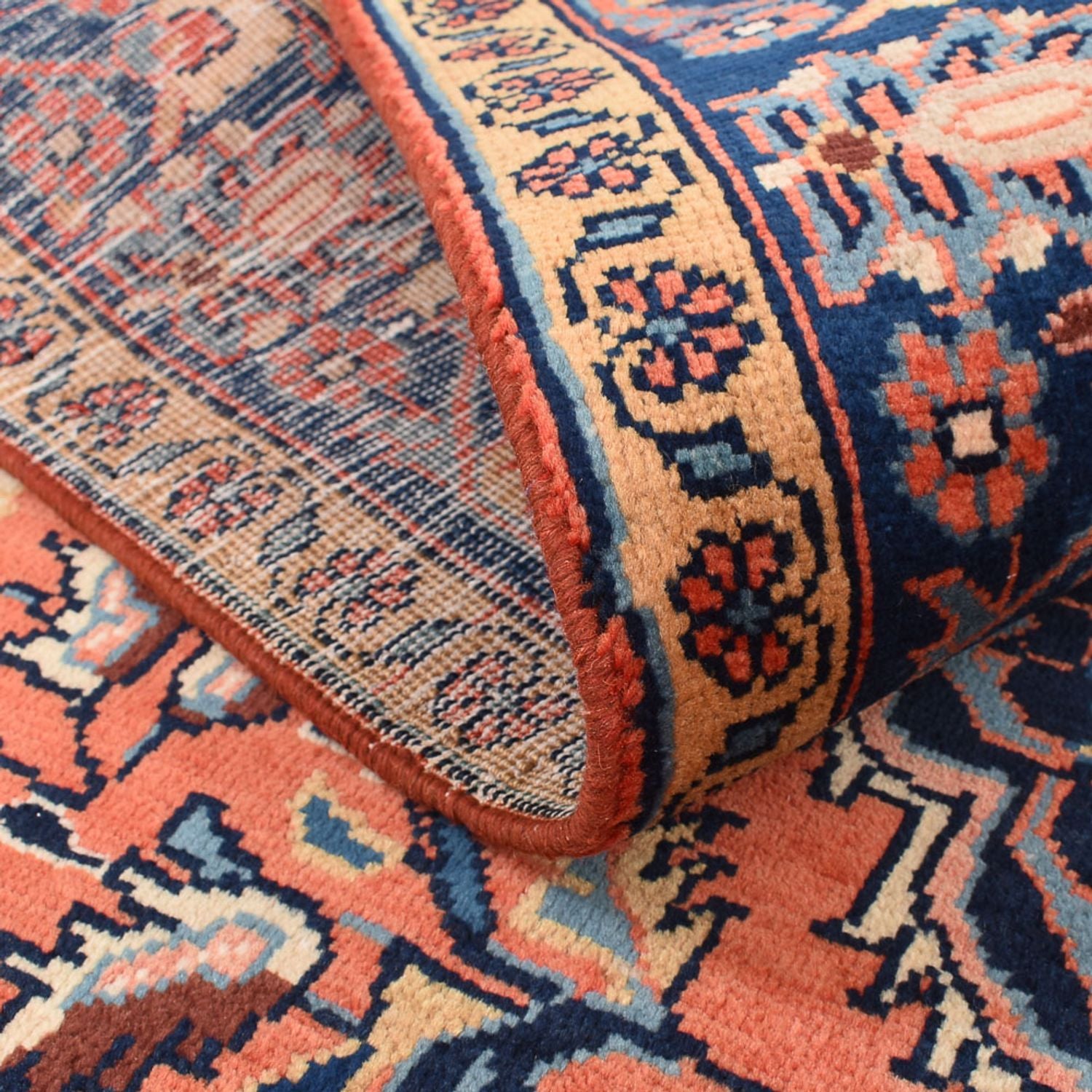 Alfombra persa - Real - 220 x 160 cm - rojo claro