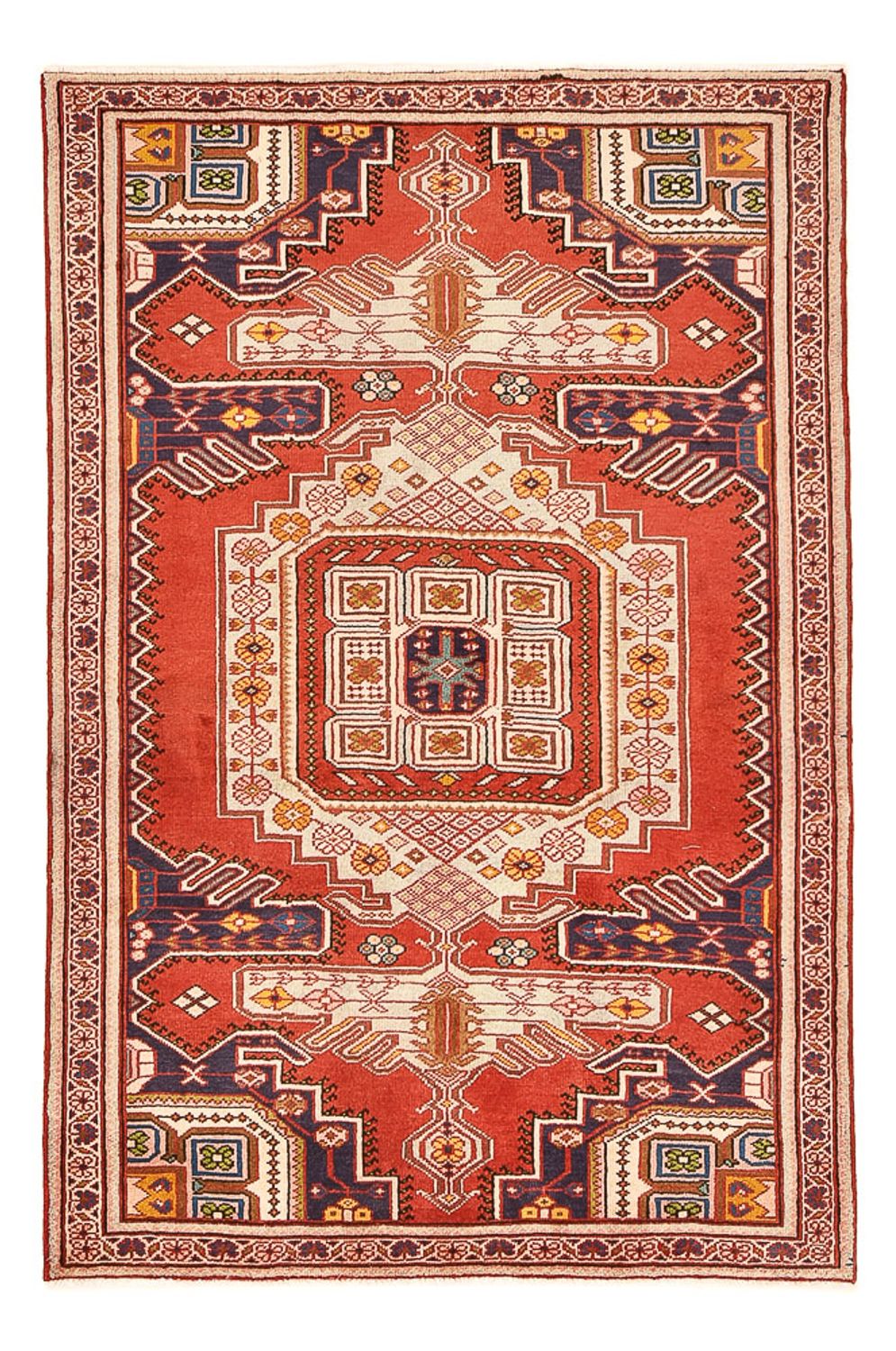 Alfombra persa - Clásica - 200 x 132 cm - rojo claro