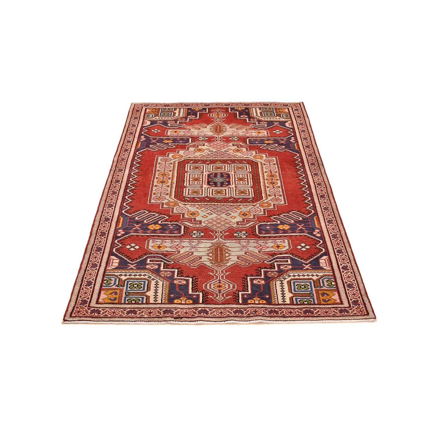 Alfombra persa - Clásica - 200 x 132 cm - rojo claro
