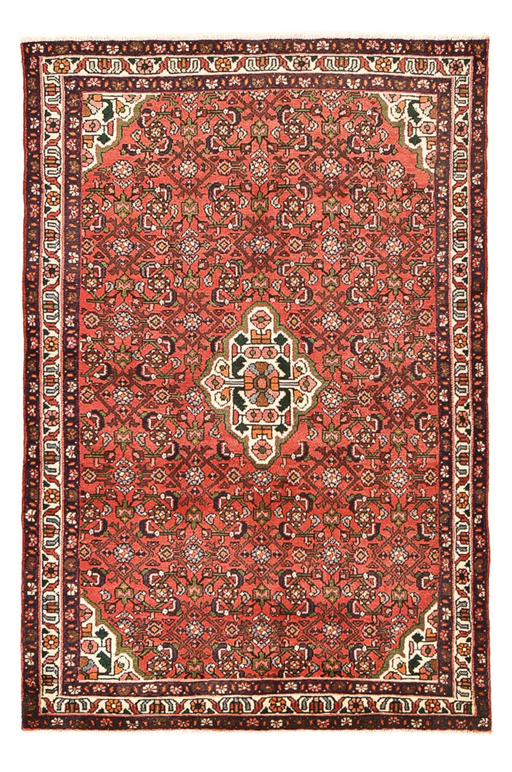 Alfombra persa - Nómada - 210 x 132 cm - rojo