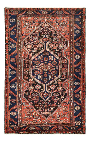 Alfombra persa - Bidjar - 206 x 132 cm - rojo claro