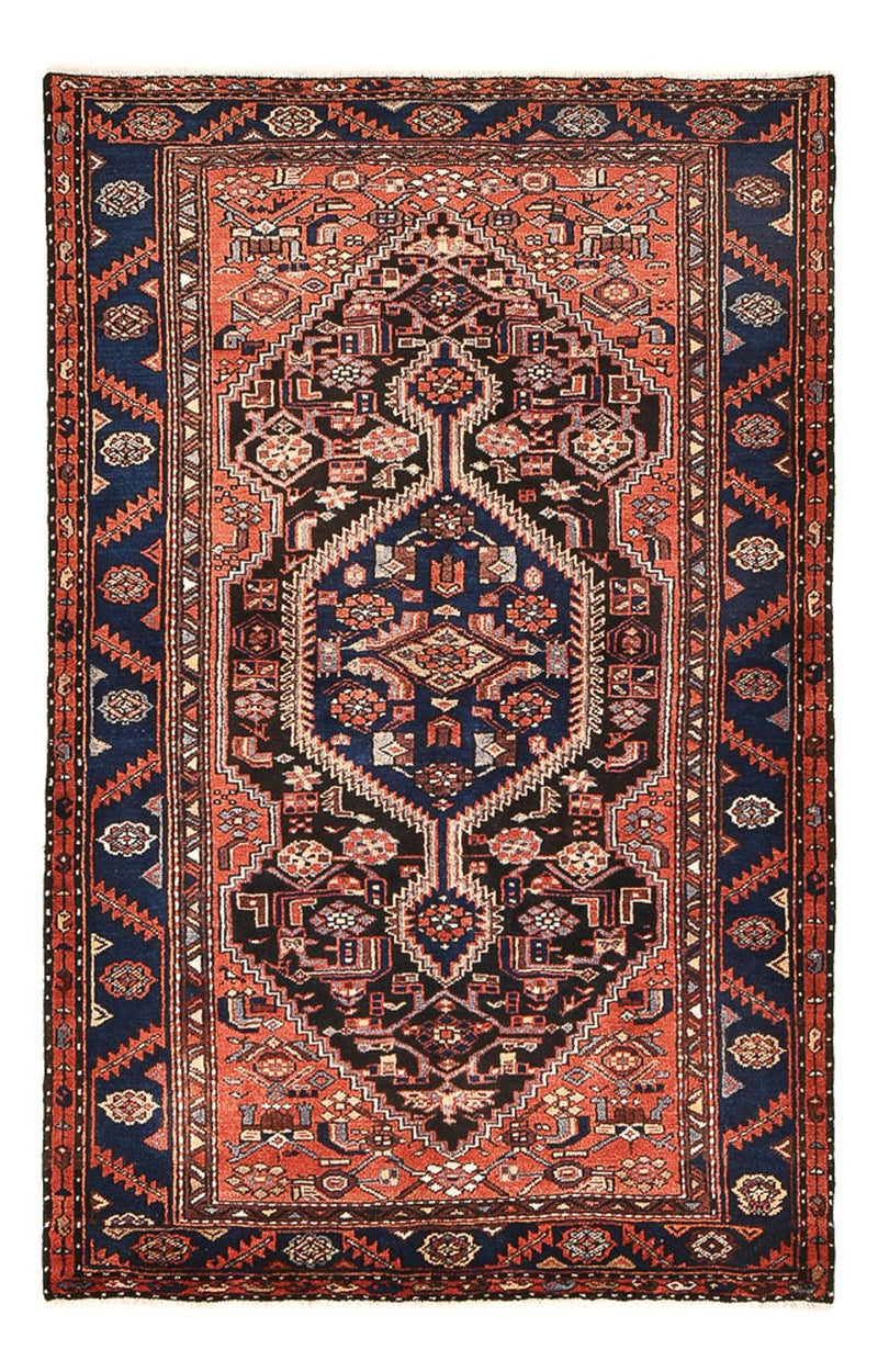 Alfombra persa - Bidjar - 206 x 132 cm - rojo claro